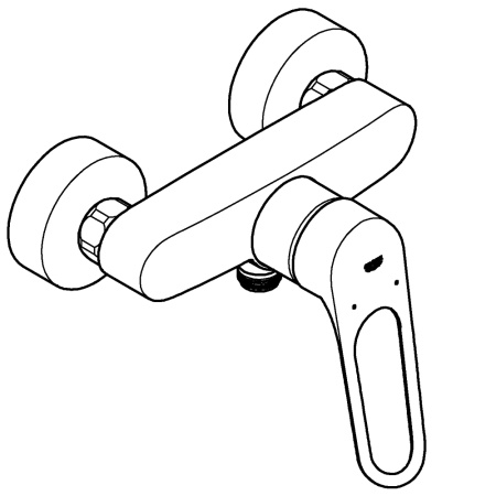 Смеситель для душа Grohe Eurosmart New 25242 003 (25242003) хром